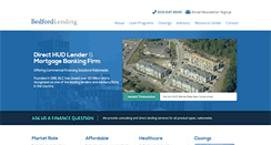 Desktop Screenshot of bedfordlending.com