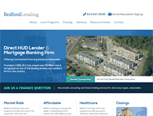 Tablet Screenshot of bedfordlending.com